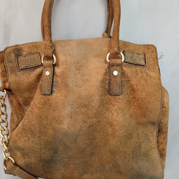 Michael Kors Distressed Satchel & Wallet - Picture 9 of 16